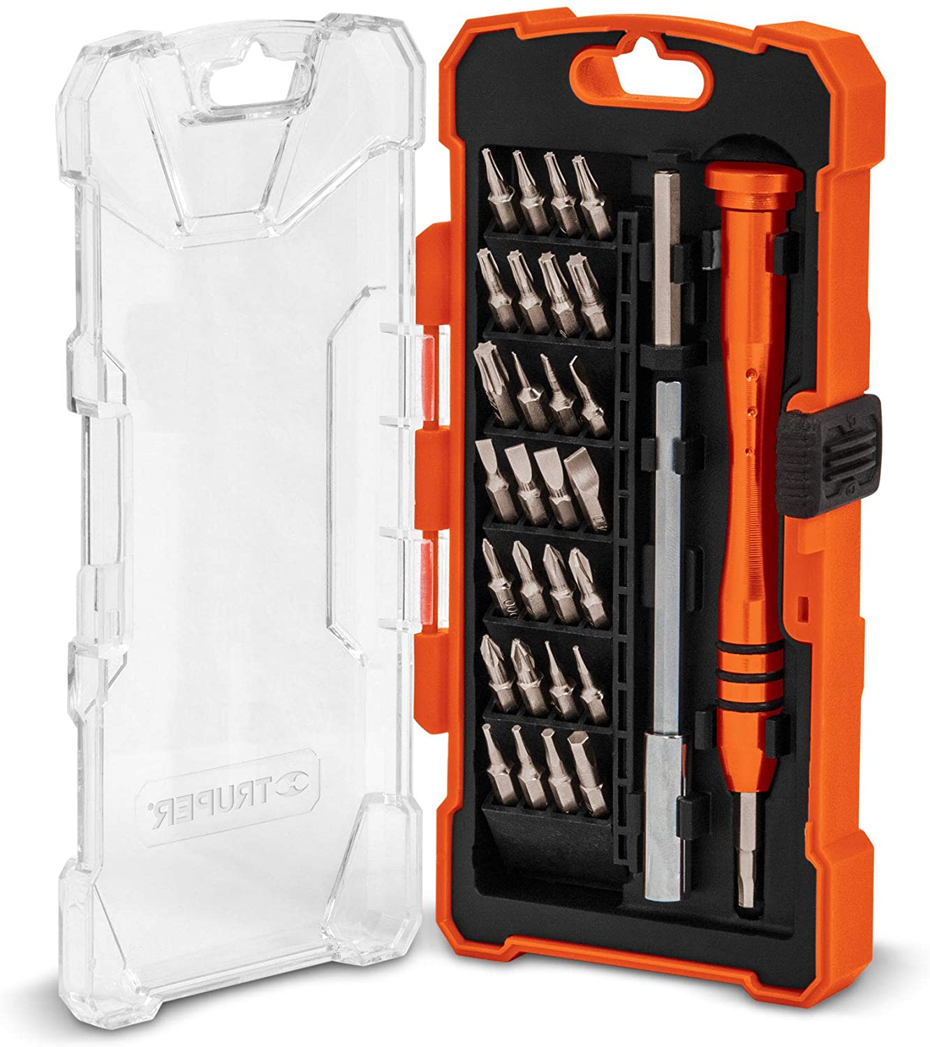 Truper JOY-32, Desarmador de joyero con 30 puntas y extensión - FERRETERÍA WITZI