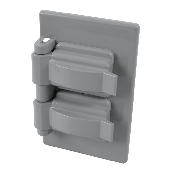 PLACA P/INTEMPERIE PLASTICA CONTACTO DUPLEX AKSI