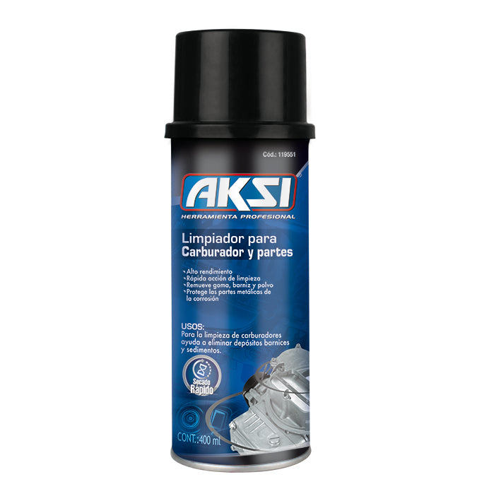LIMPIADOR P/CARBURADOR Y PARTES 400ML AKSI