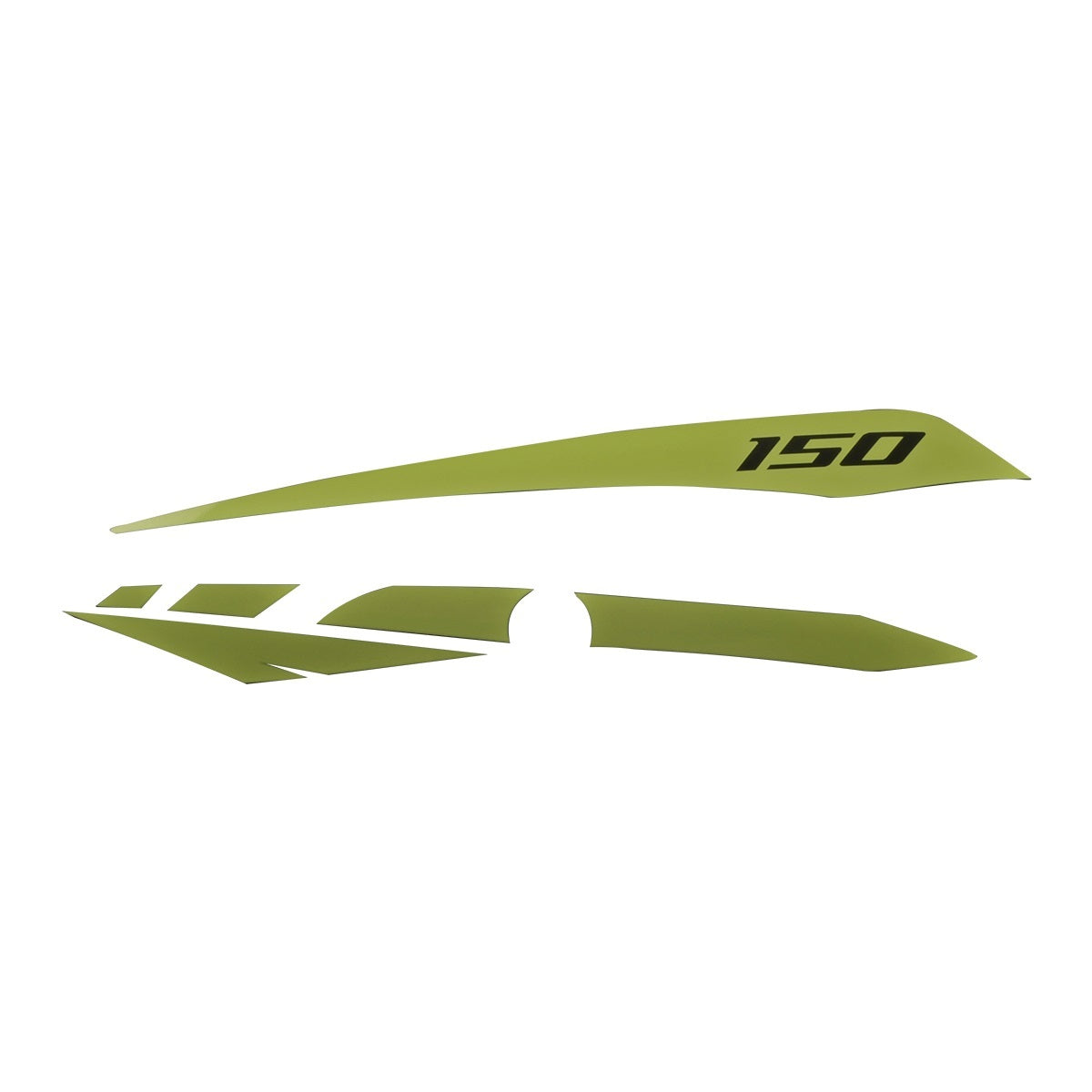 ETIQUETA CUBIERTA COLA DERECHA AMARILLO - 150Z