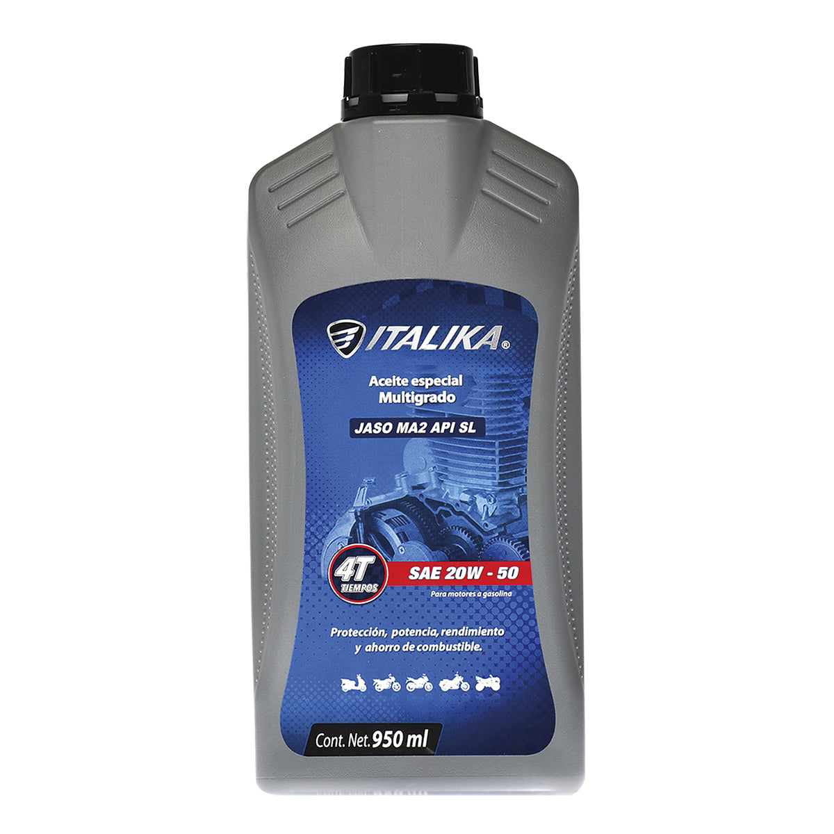 ACEITE 4 TIEMPOS SAE 20W50 API SL ITALIKA