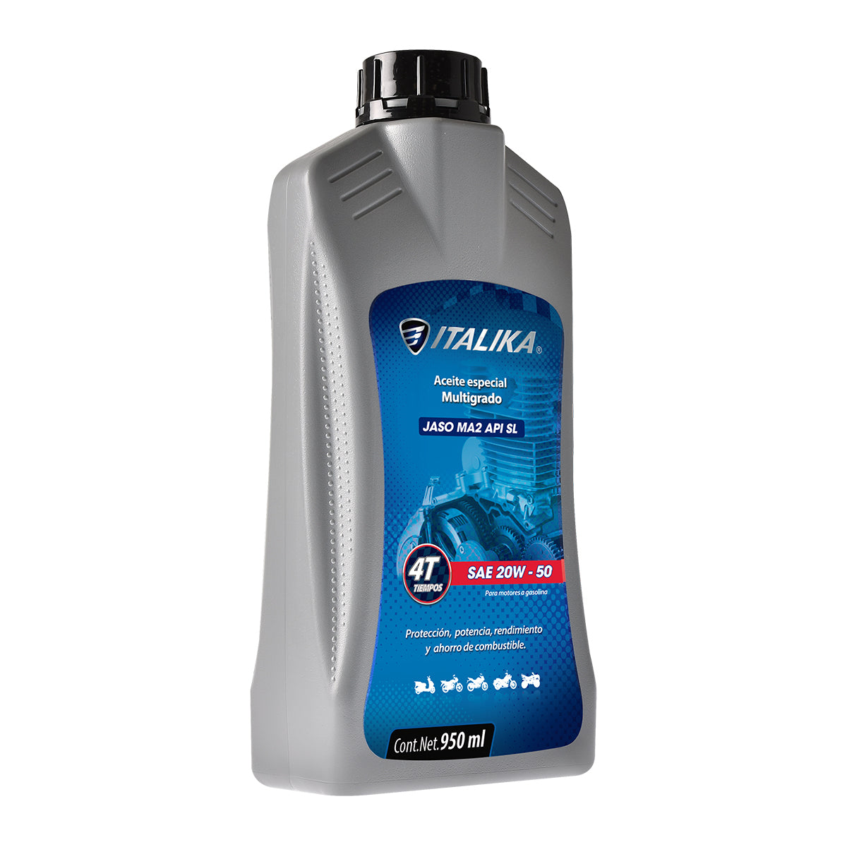 ACEITE 4 TIEMPOS SAE 20W50 API SL ITALIKA