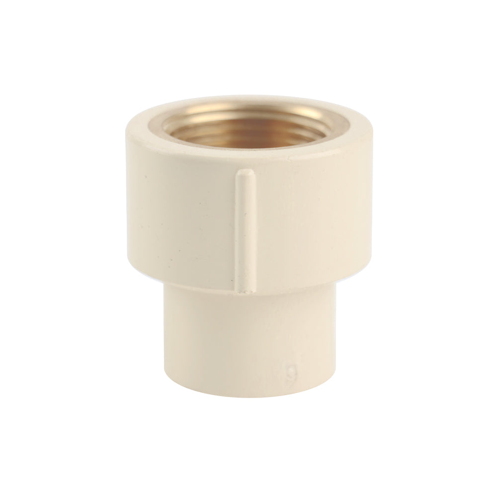 CPVC - Adaptador hembra con inserto de laton 1/2"