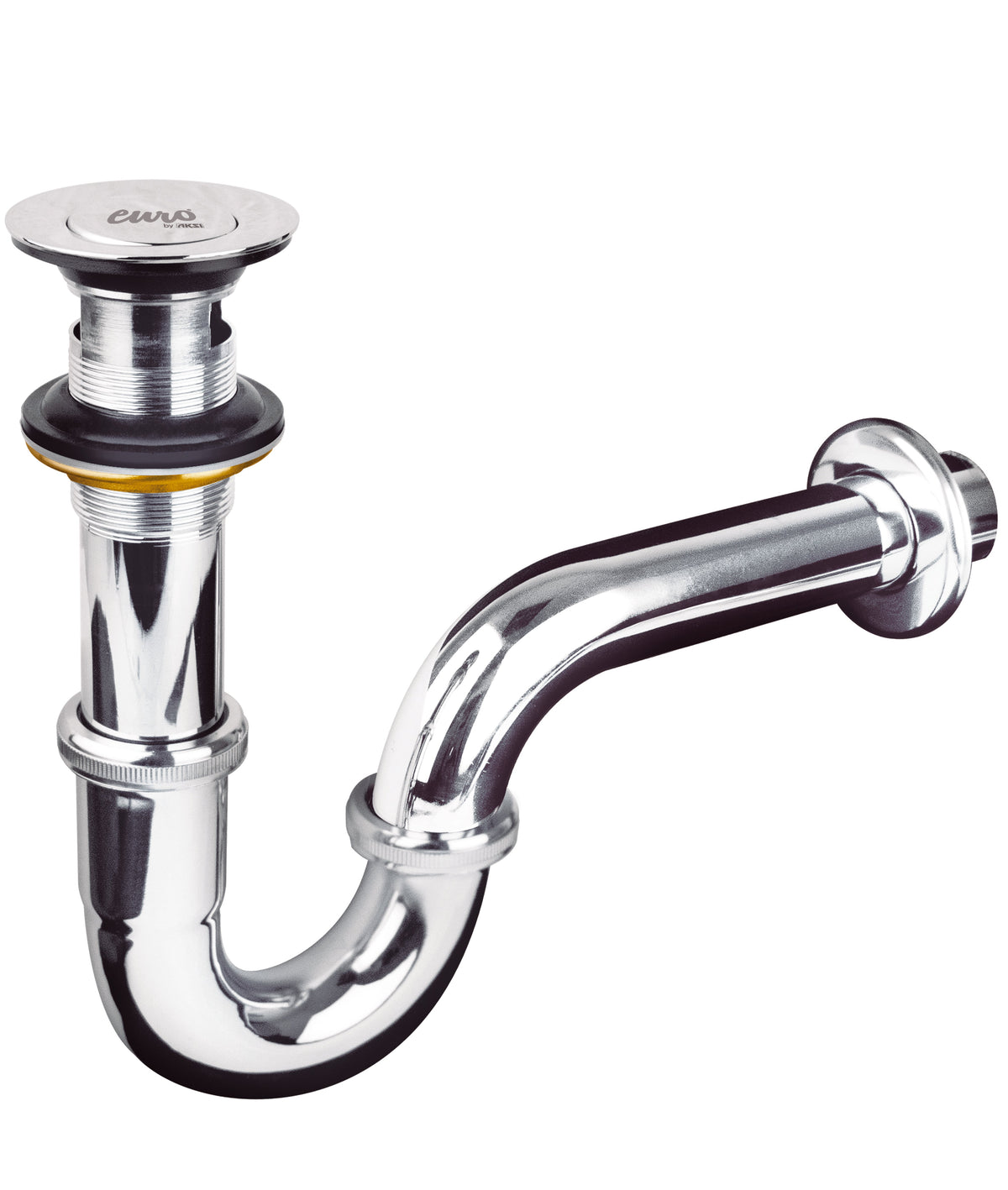 Céspol Cromado con Contra de Latón tipo Moneda para Lavabo 1 1/4"