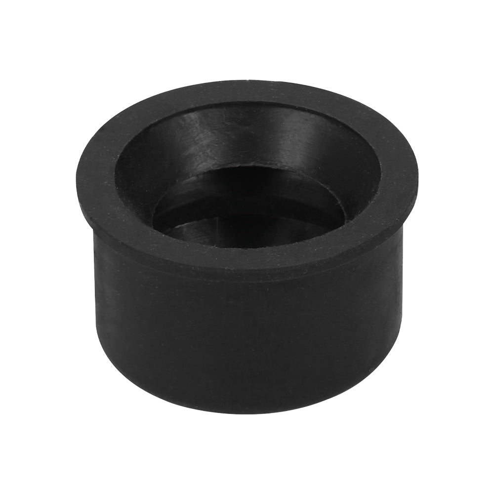 Chupón de hule negro, 2" x 1 1/2"