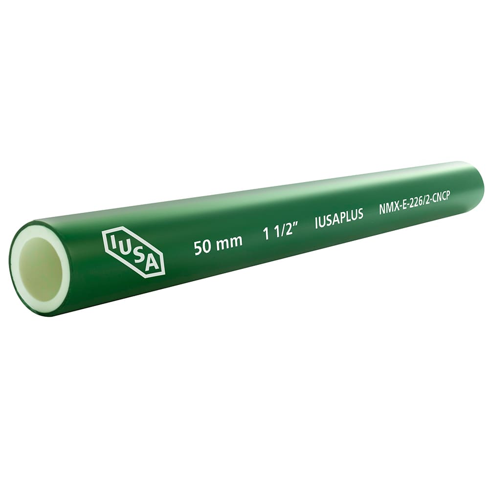 Tubo PPR verde IUSAPLUS clase 16 de 4 metros IUSA