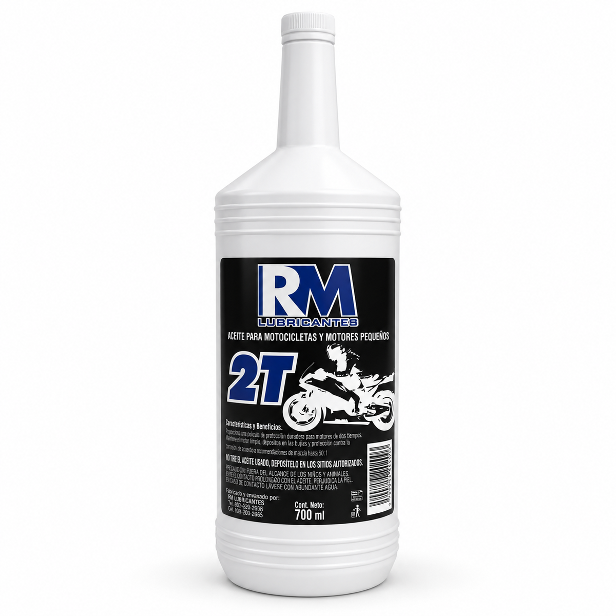 Aceite RM 2T para motocicletas y motores pequeños, 700 ml