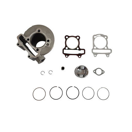 JUEGO CILINDRO MOTOR GY6 150CC - DS150, DS150 NARANJA, DS150 NEGRO, GS150, GS150 LED ELITE, TRN150, W150, WS150, WS150 NF, WS150 SPORT, X150, XS150, XS150 NEGRO, XW150, MODENA 150, DS150G, X150D, VITALIA150, BIT 150II, D150, D150LT