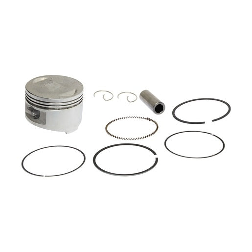 JUEGO PISTON GY6150-STD - DS150, DS150 NARANJA, DS150 NEGRO, GS150, GS150 LED, GS150 LED ELITE, TRN150, W150, WS150, WS150 NF, WS150 SPORT, X150, XS150, XS150 NEGRO, XW150, MODENA 150, DS150G, X150D, VITALIA150, BIT 150II, D150, D150LT