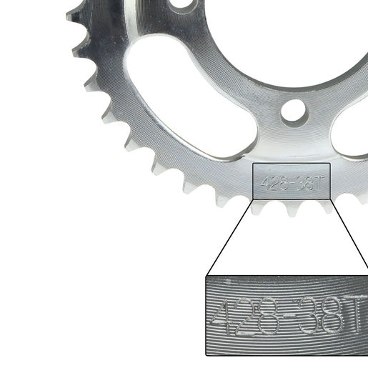 ENGRANE TRACCION FINAL 38T - DT125 SPORT, FT125, FT125 CHAKARERA, FT125 CLASICA, FT125 ROJA, FT125 SPORT, FT125TS, XFT125, DT125 CLASICA, 125Z