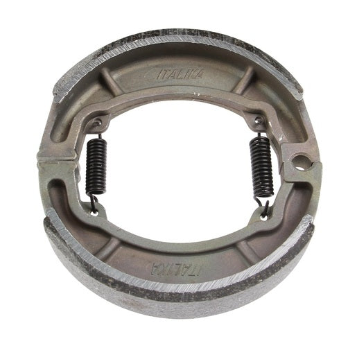 JUEGO ZAPATAS FRENO TRAS - DS125, DS150, DS150 NARANJA, DS150 NEGRO, DT125 CLASICA, DT125 SPORT, FT125, FT125 CHAKARERA, FT125 CLASICA, FT125 NEW SPORT, FT125 PLATA, FT125 RASURADA, FT125TS, FT150S, FT150TS, GS150, GS150 LED, GS150 LED ELITE, GSC175, G...