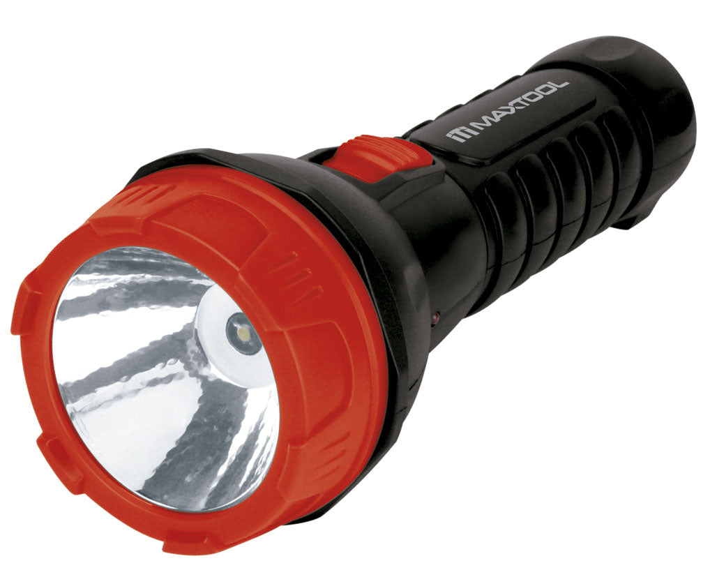 LINTERNA UTILITARIA 1 LED RECARGABLE MAXTOOL AKSI