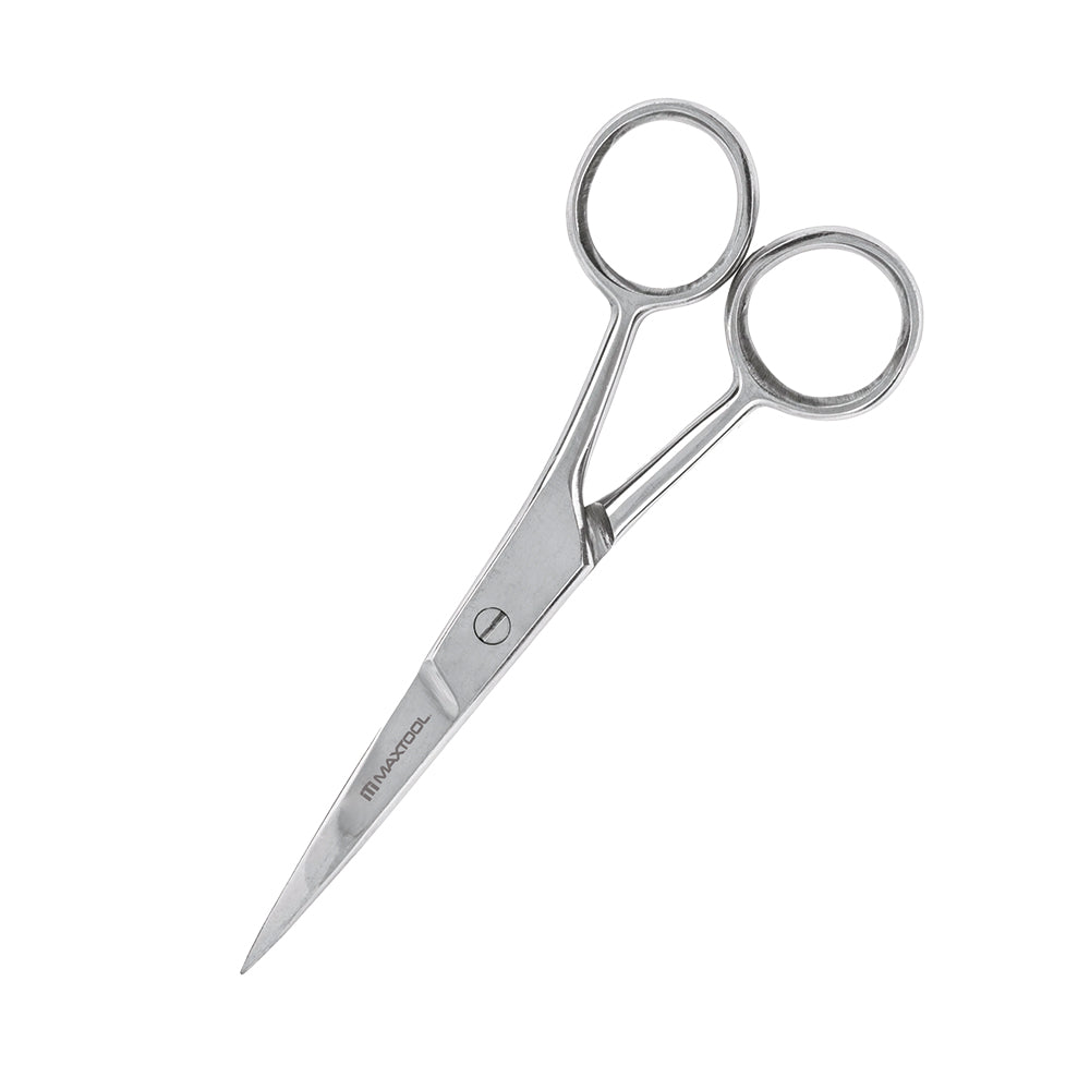 Tijera para peluquero sin gancho 5 1/2" pulida Maxtool