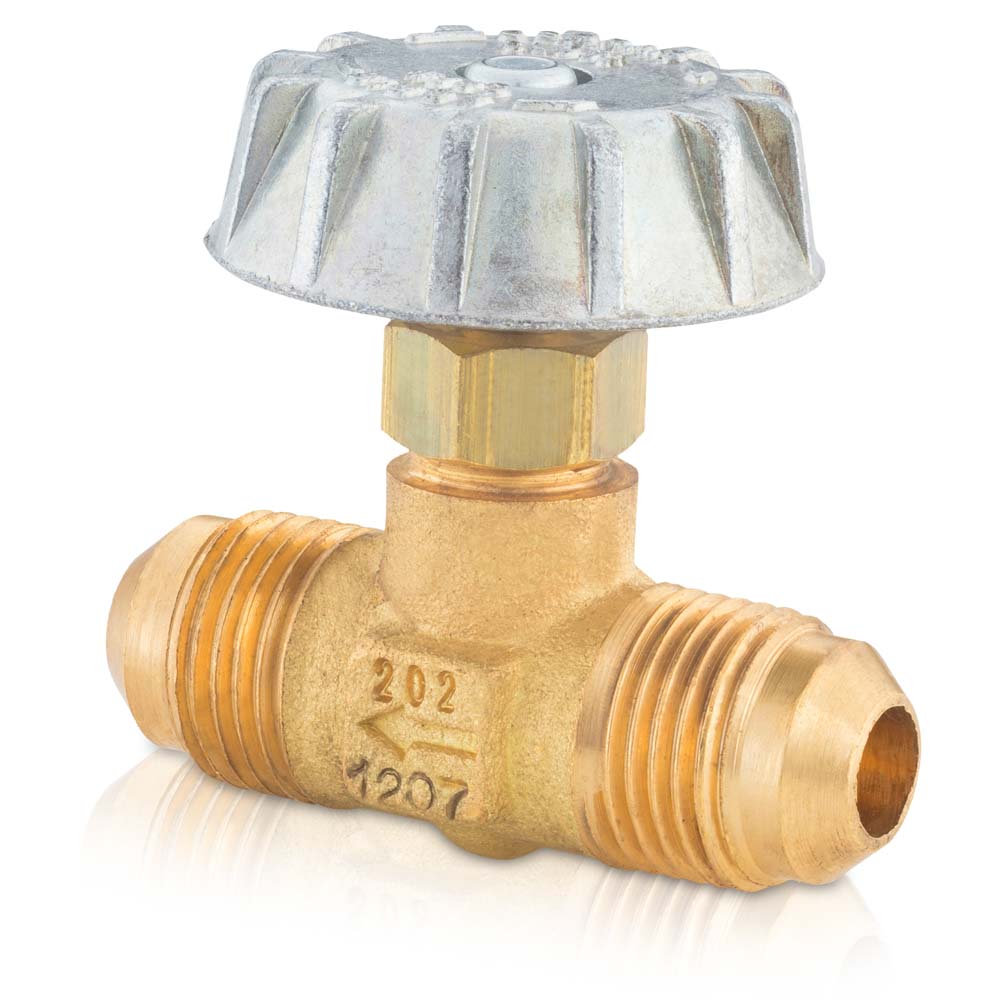 Válvula aguja tipo flare, 3/8” IUSA