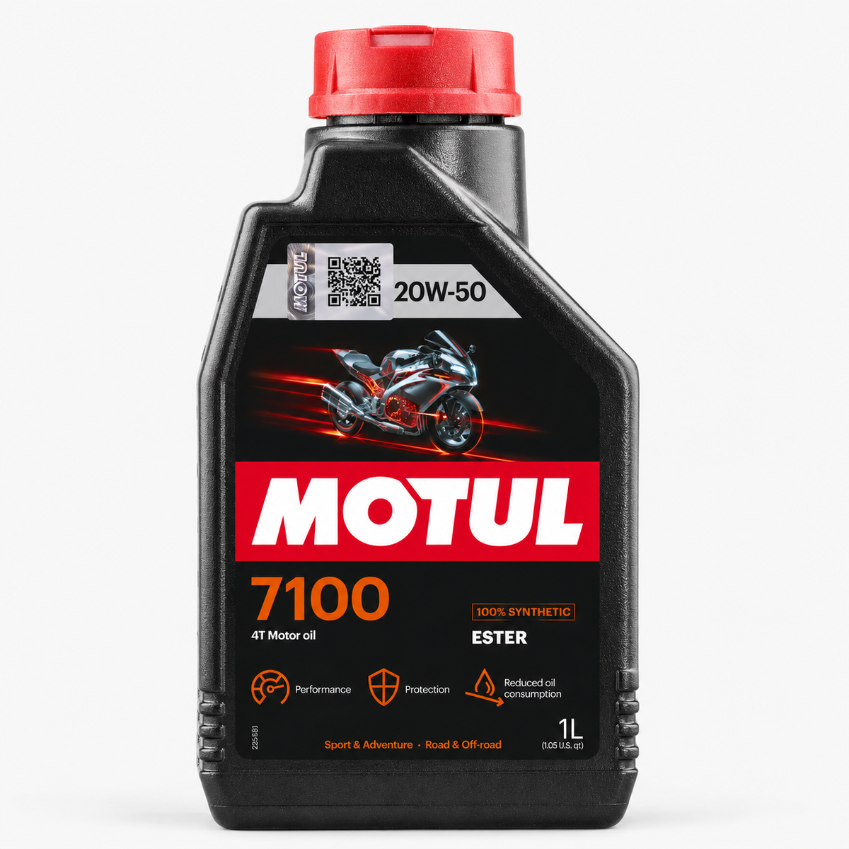 Aceite Motul 7100 4T SAE 20W-50, 1 L
