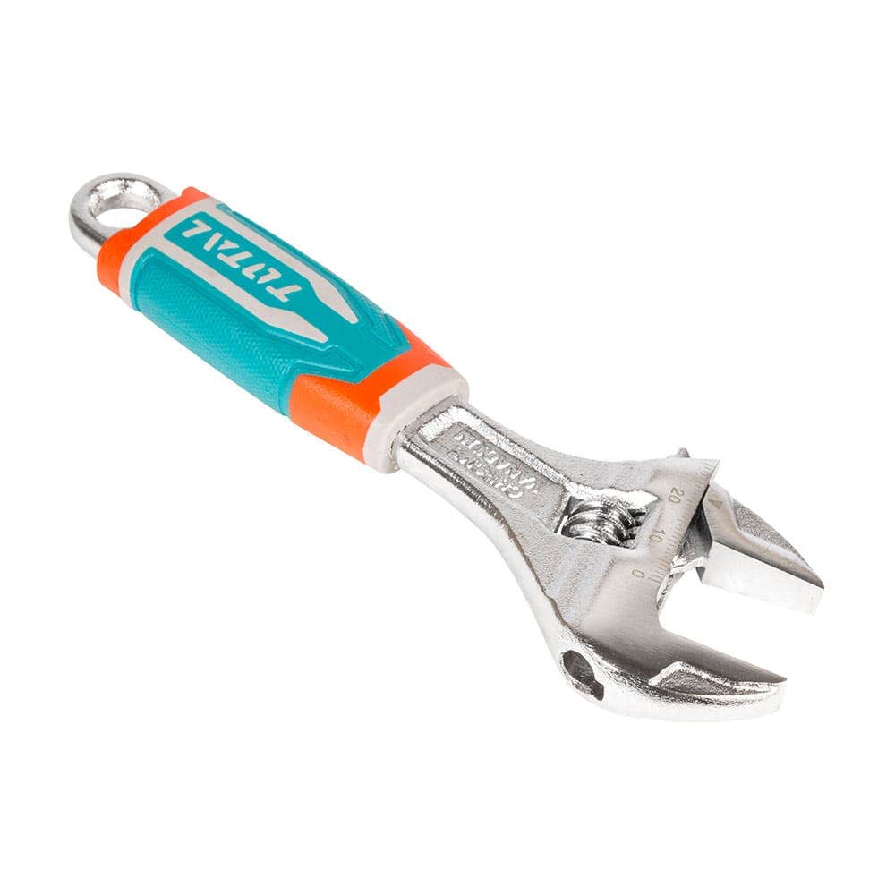 Llave ajustable (perico) 6” industrial Cr-V, TOTAL