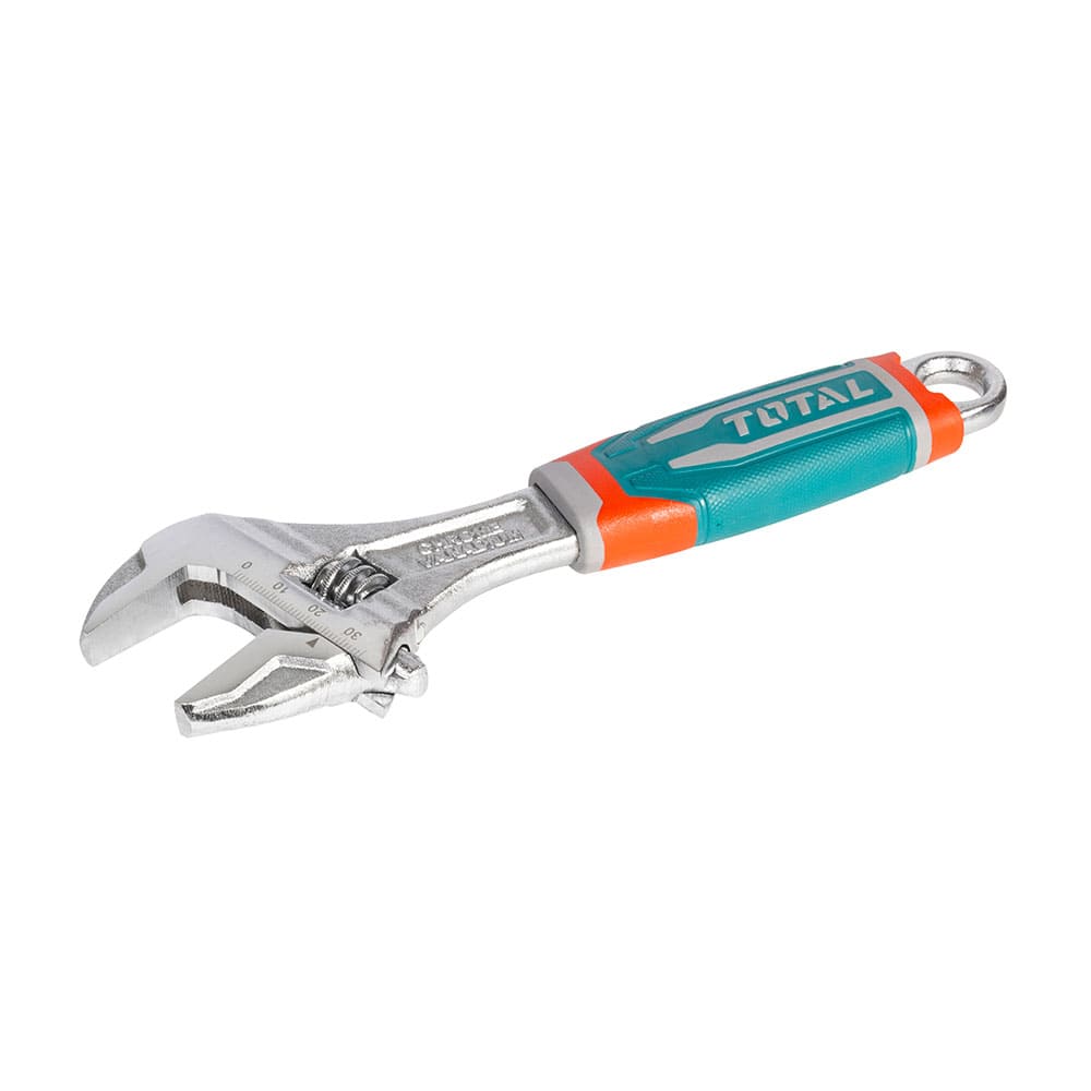Llave ajustable (perico) 8” industrial Cr-V, TOTAL