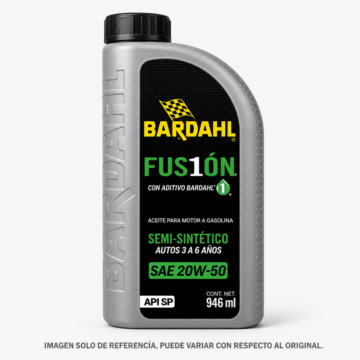 Aceite Bardahl Fusión semisintético SAE 20W-50, 946 ml
