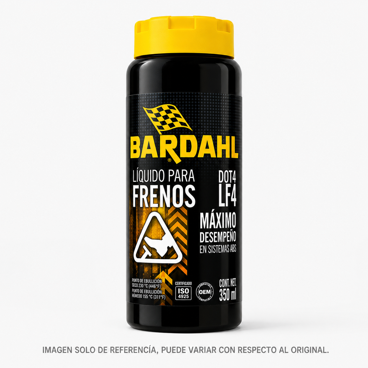 Líquido para frenos Bardahl DOT 4, 350 ml