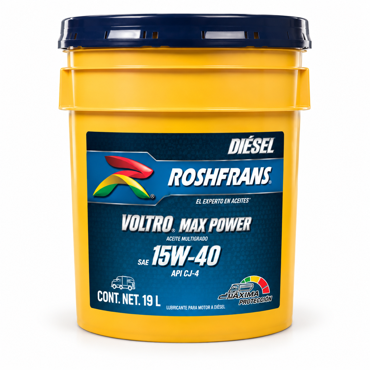 Aceite diésel Roshfrans Voltro SAE 15W-40, 19 L
