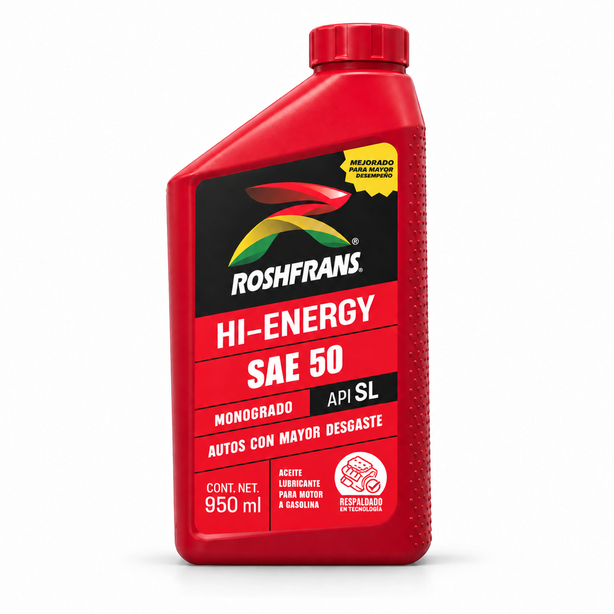 Aceite Roshfrans Hi-Energy SAE 50, 950 ml