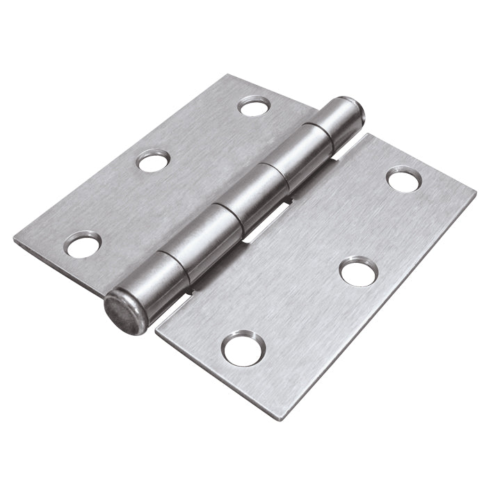 Bisagra cuadrada cromo mate 4" x 4" cabeza plana AKSI