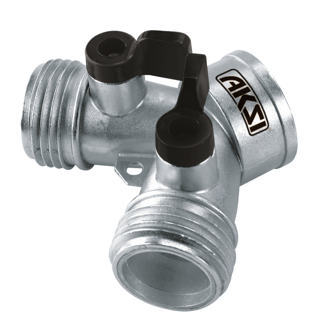 Adaptador en "Y" metalico AKSI