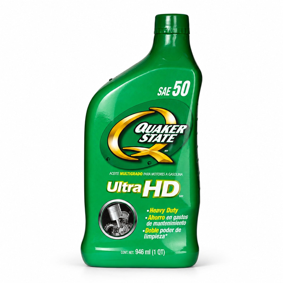 Aceite Quaker State Ultra HD SAE 50, 946 ml