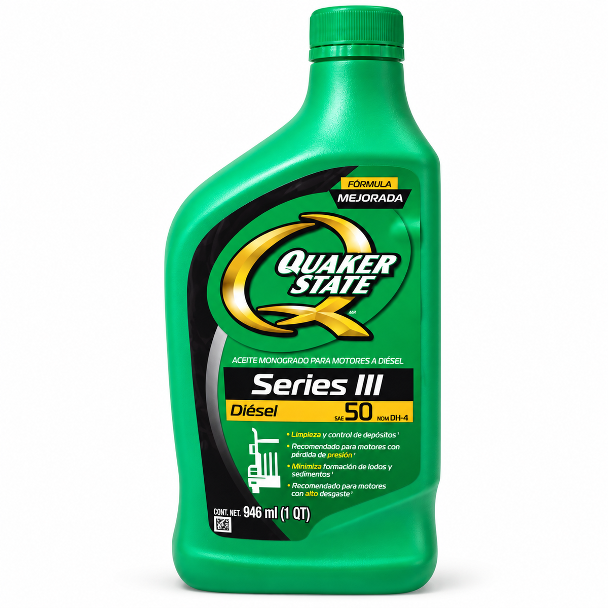 Aceite Quaker State Series III SAE 50 diésel, 946 ml