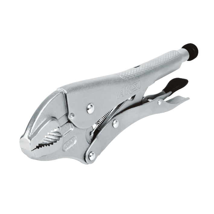 Pinza de presion uña curva 10" AKSI