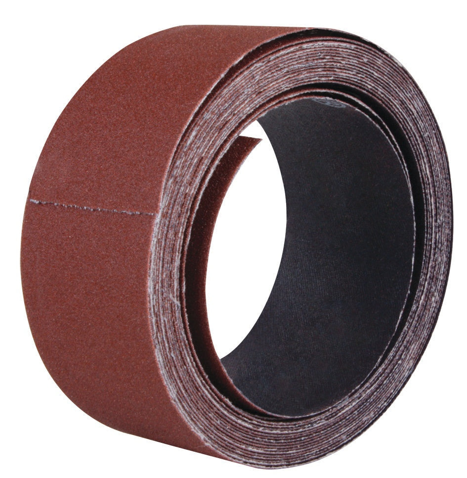 Lija para plomero, grano 120 rollo de 5m x 1 1/2" de ancho AKSI