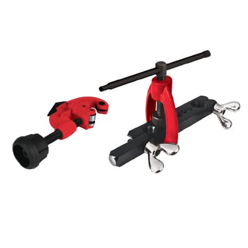 Set avellanador / cortador para tubo AKSI