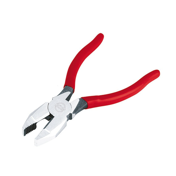 Pinza profesional de electricista 7" CR-V mango vinil AKSI