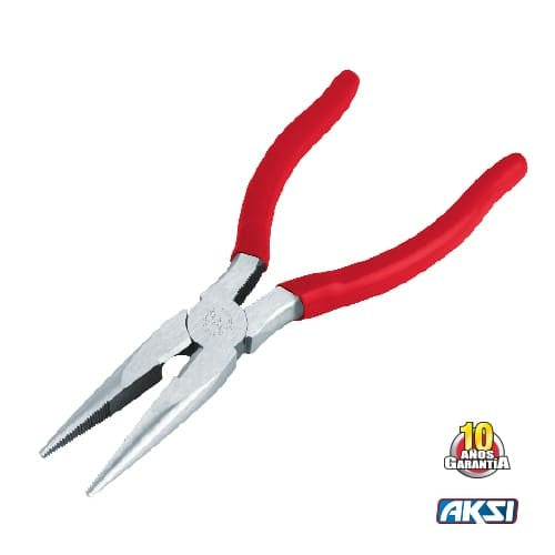 Pinza de punta y corte 6" CR-V mango vinil AKSI