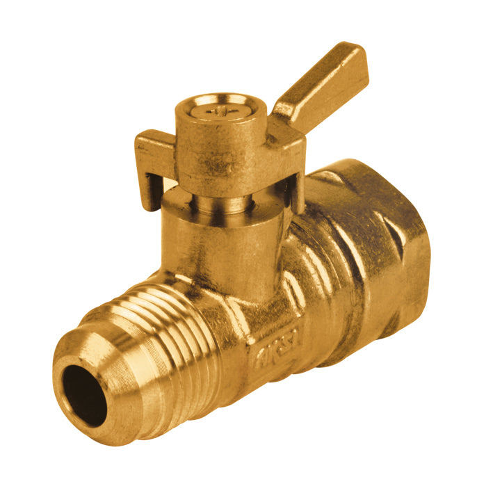 Valvula para gas 1/2 x 5/16 " roscable AKSI