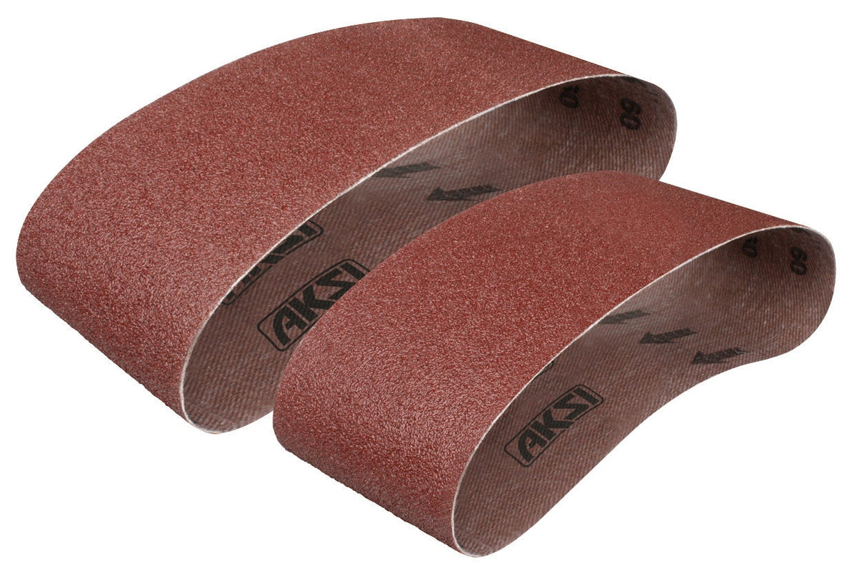 Lija de banda 4" x 24" grano 120 (set de 3 pzs) AKSI