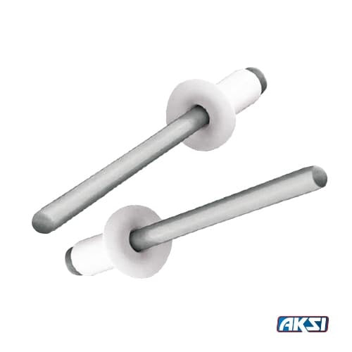 Remache blanco 56B - 5/32" x 3/8" (bolsa con 100 pzs) AKSI