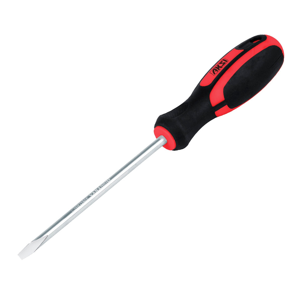 Desarmador plano punta estandar 5/16" x 10", mango Confort Grip AKSI