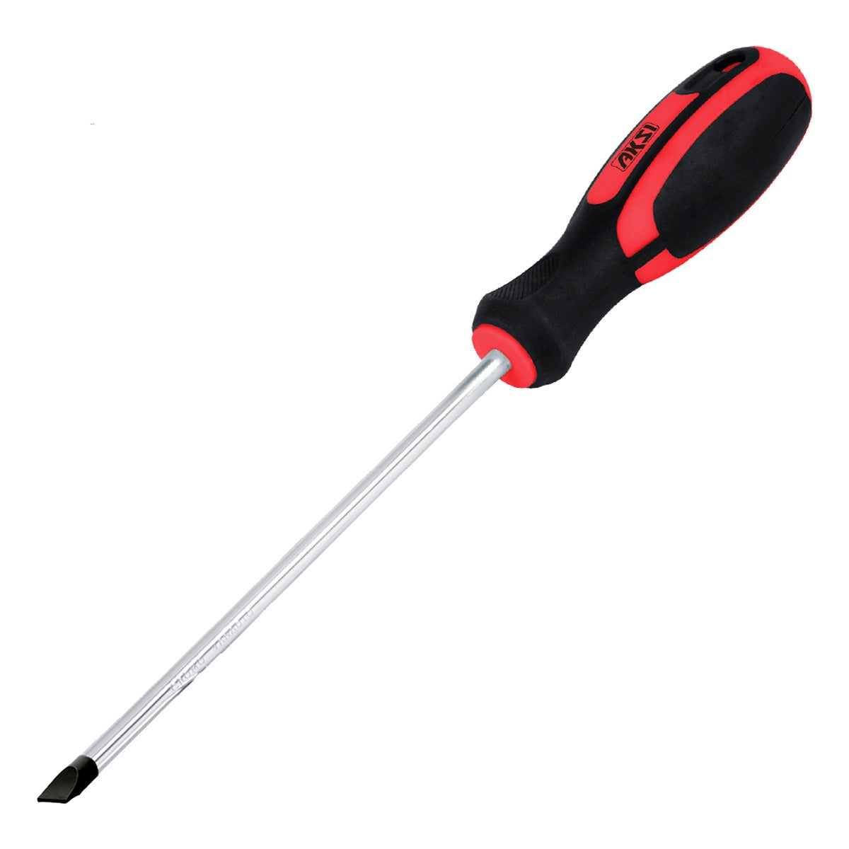 Desarmador plano punta cabinet 1/4" x 10", mango Confort Grip AKSI