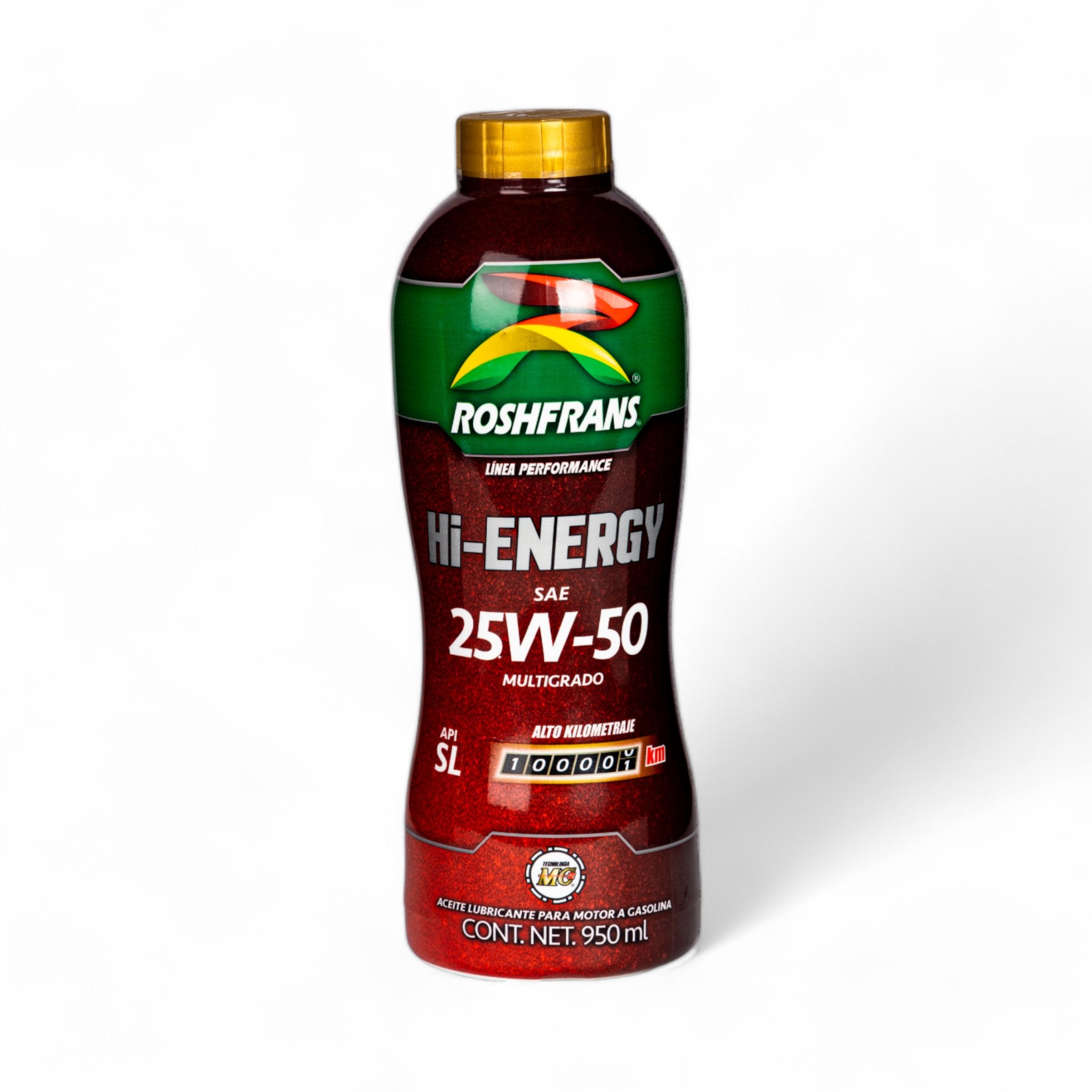 ACEITE HI-ENERGY SAE 25W-50 MULTIGRADO 950ML ROSHFRANS - FERRETERÍA WITZI