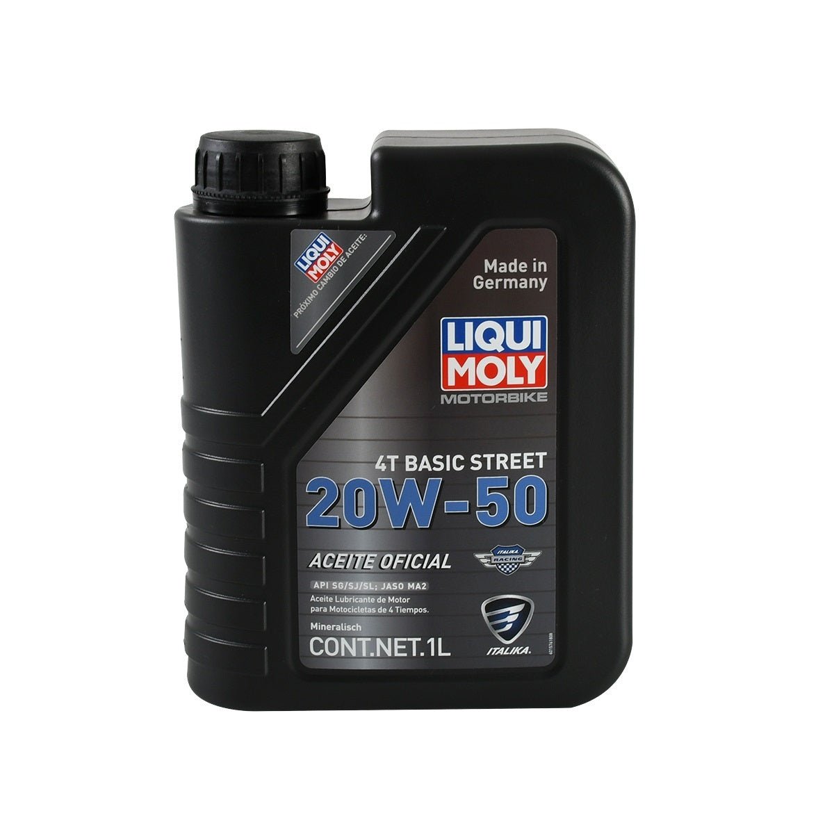 ACEITE LIQUI MOLY - ITK 4T 20W - 50 CJ 18L - FERRETERÍA WITZI