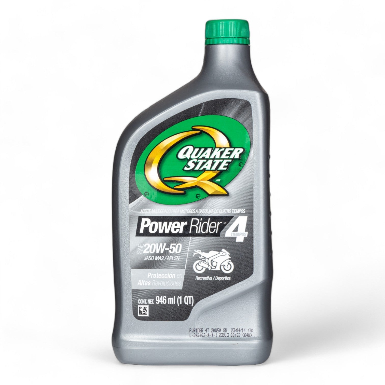 ACEITE QUAKER STATE SAE 20W-50 4T POWER RIDER 946ML - FERRETERÍA WITZI