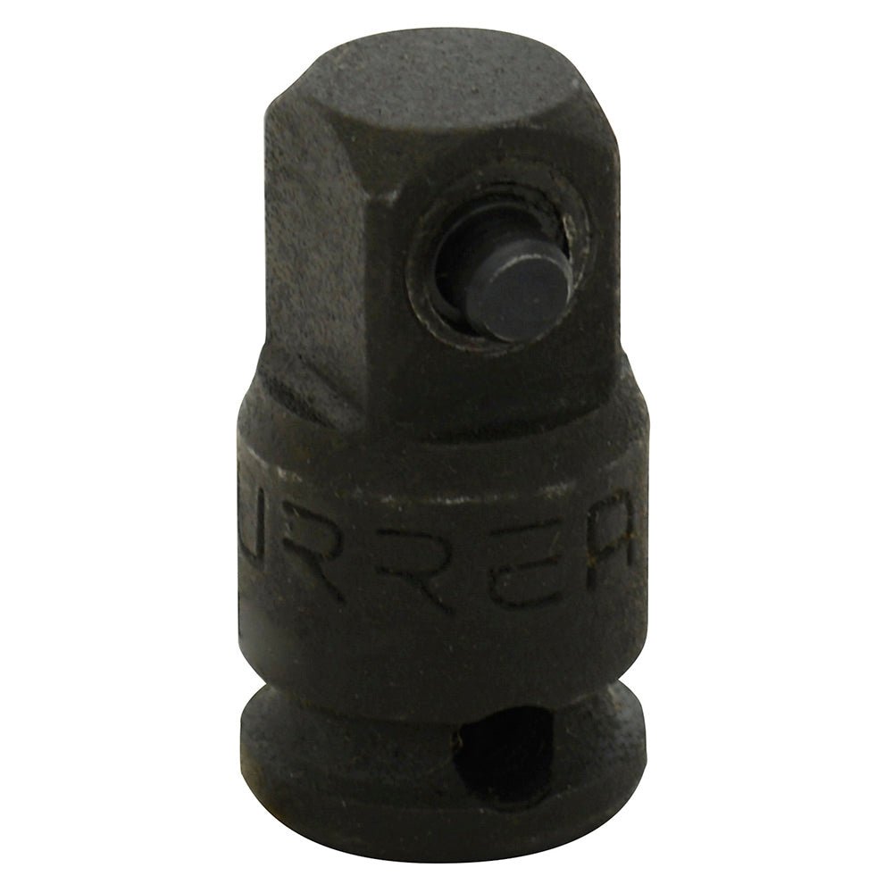 Adaptador con perno para dado de impacto cuadro de 1/4" hembra a 3/8" macho Urrea - FERRETERÍA WITZI