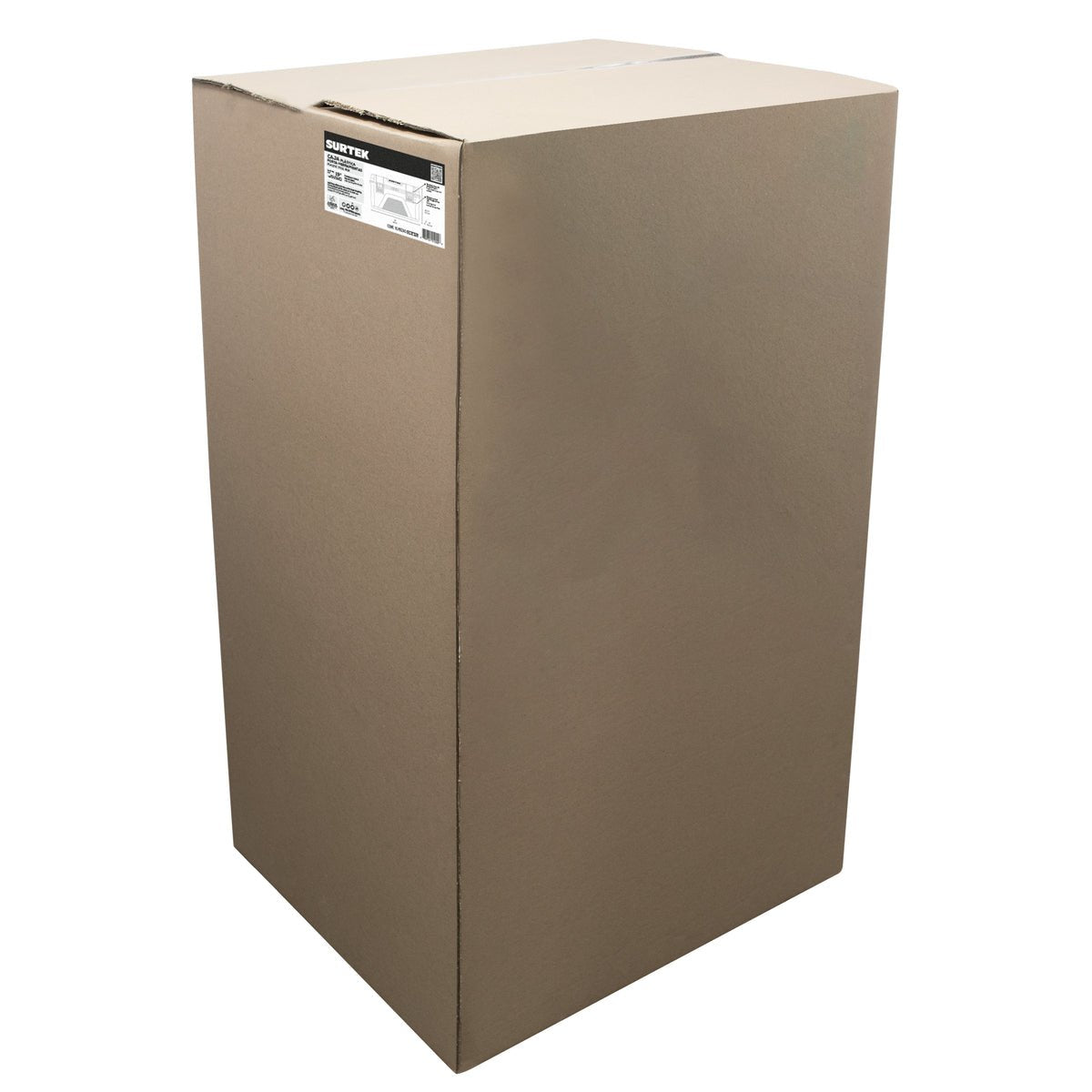 Cajas portaherramientas plásticas color negro con broches plásticos y charola 19", 15 pz Surtek - FERRETERÍA WITZI