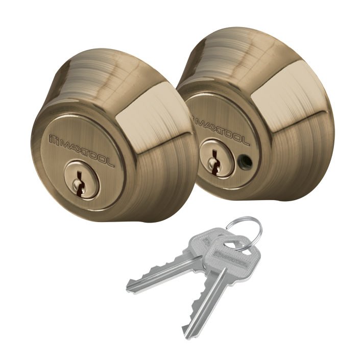 Cerrojo doble cilindro zamac Maxtool - FERRETERÍA WITZI