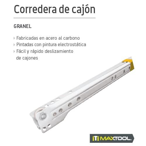 Correderas de cajon 40 cm set Maxtool - FERRETERÍA WITZI