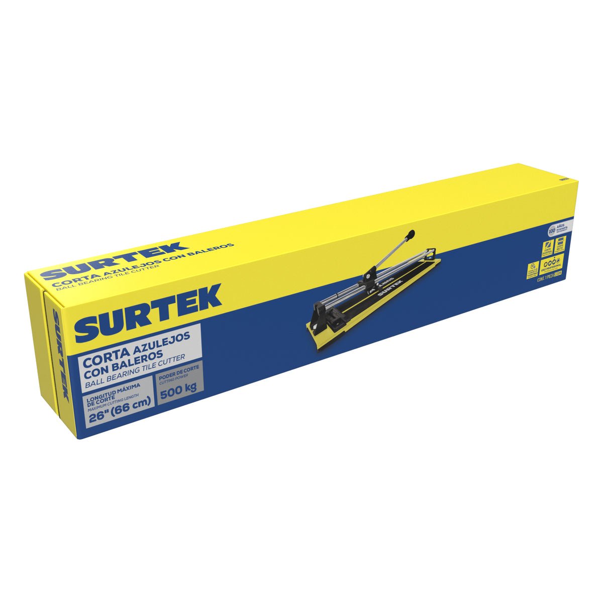 Corta azulejos con baleros 26" Surtek - FERRETERÍA WITZI