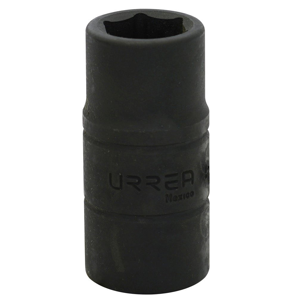 Dado de impacto corto doble boca en pulgadas cuadro de 1/2", 3/4" x 13/16" Urrea - FERRETERÍA WITZI