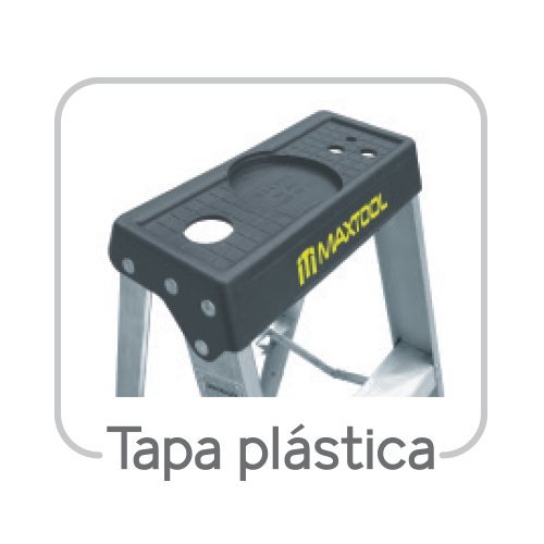 Escalera tipo tijera, TIPO III - Maxtool - FERRETERÍA WITZI