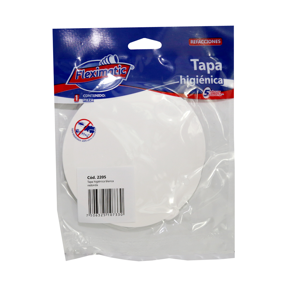 Tapa higiénica blanca redonda FLEXIMATIC 2205 — modelo 2205 — detalle 2